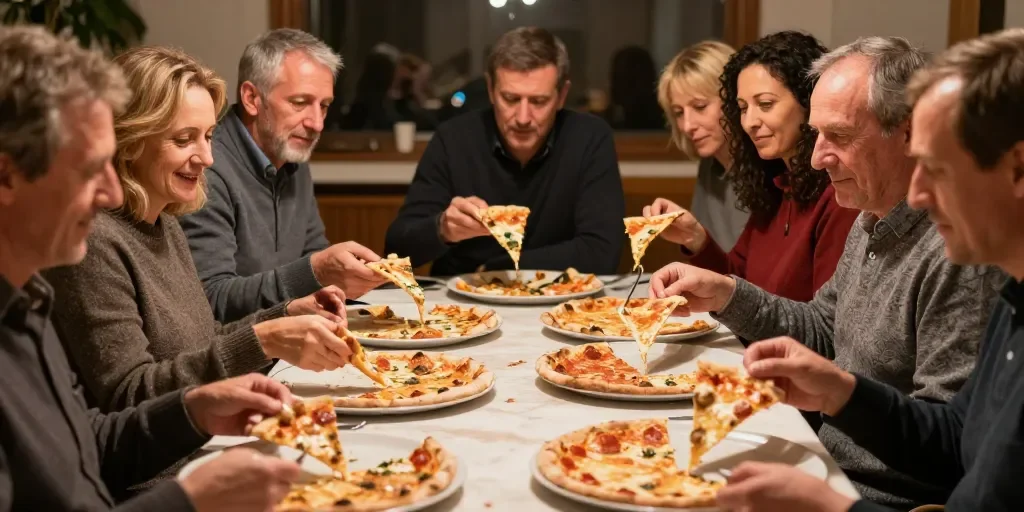 Combien de pizza pour 10 personnes : le calcul que les pizzerias ne veulent pas que vous connaissiez