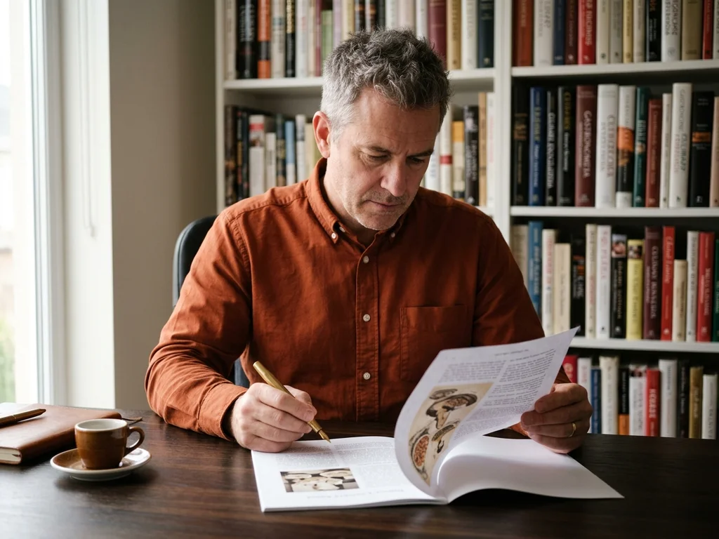 Portrait d’Olivier Périer, rédacteur en chef, expert passionné de critique culinaire et de gastronomie.