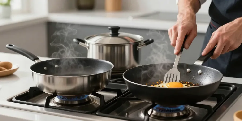 Poêle inox fonte ou antiadhésive : pourquoi votre choix dépend d'abord de vos erreurs de cuisson