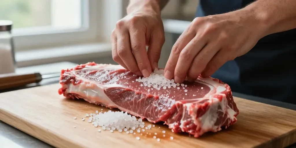 Saler avant ou après la cuisson : le mythe des 40 minutes et ce que les bouchers taisent vraiment